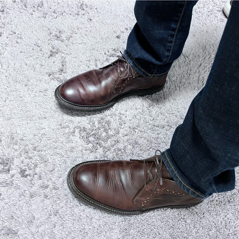 Allen Edmonds Bellevue Brogue Chukka Boots 10.5 B